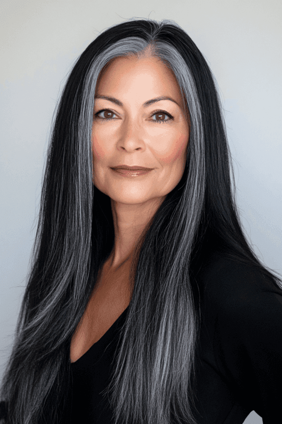 long hair hairstyles for women over 50 17