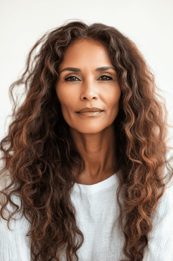 long hair hairstyles for women over 50 21