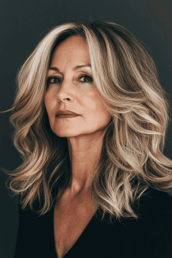 mid length hairstyles for women over 50 12