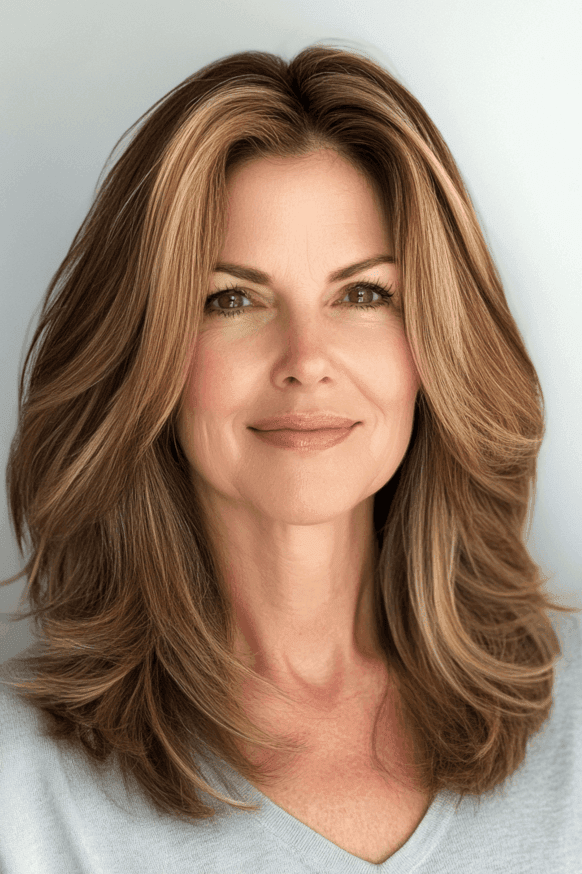 mid length hairstyles for women over 50 22