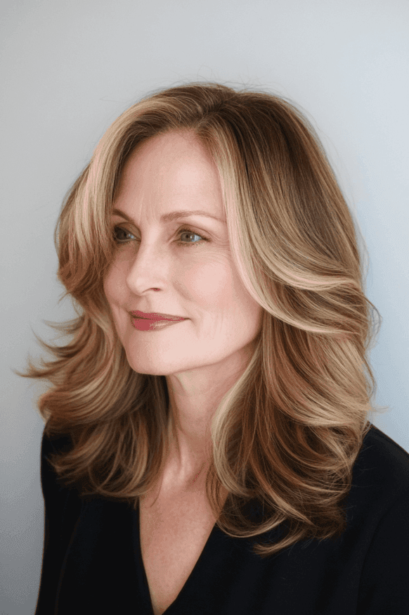 mid length hairstyles for women over 50 24
