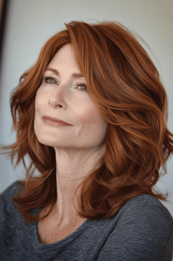 mid length hairstyles for women over 50 33