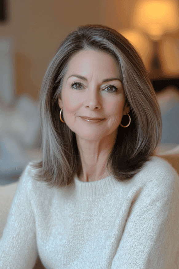 mid length hairstyles for women over 50 5