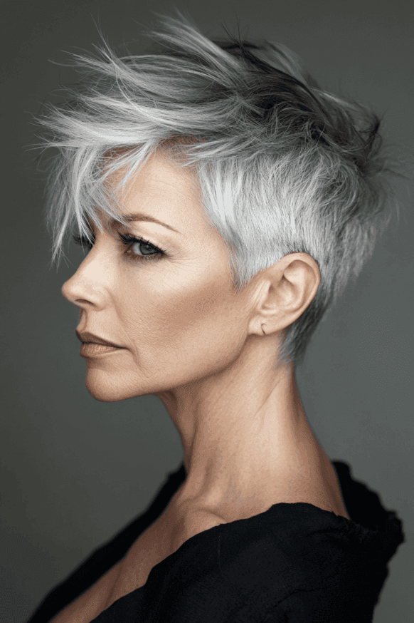 short hair hairstyles for women over 50 01