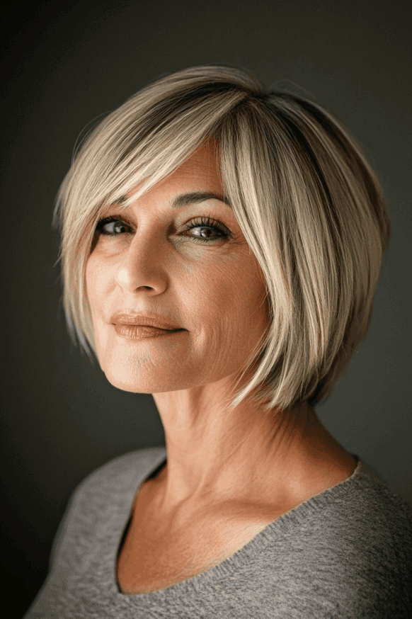 short hair hairstyles for women over 50 04