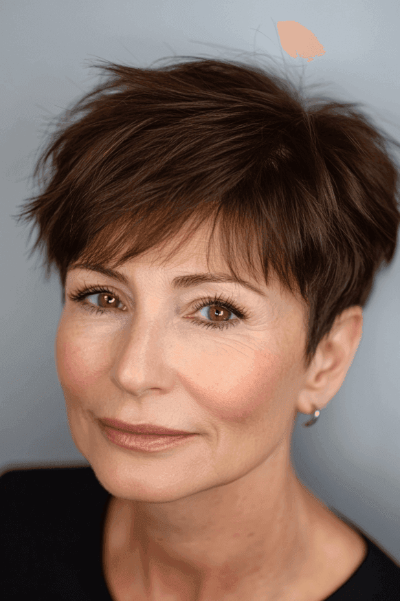 short hair hairstyles for women over 50 08