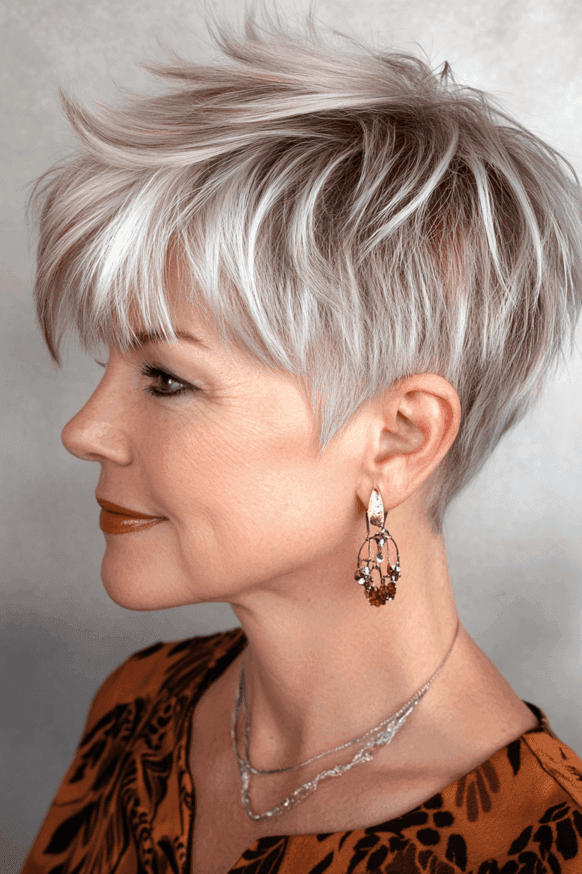 short hair hairstyles for women over 50 12