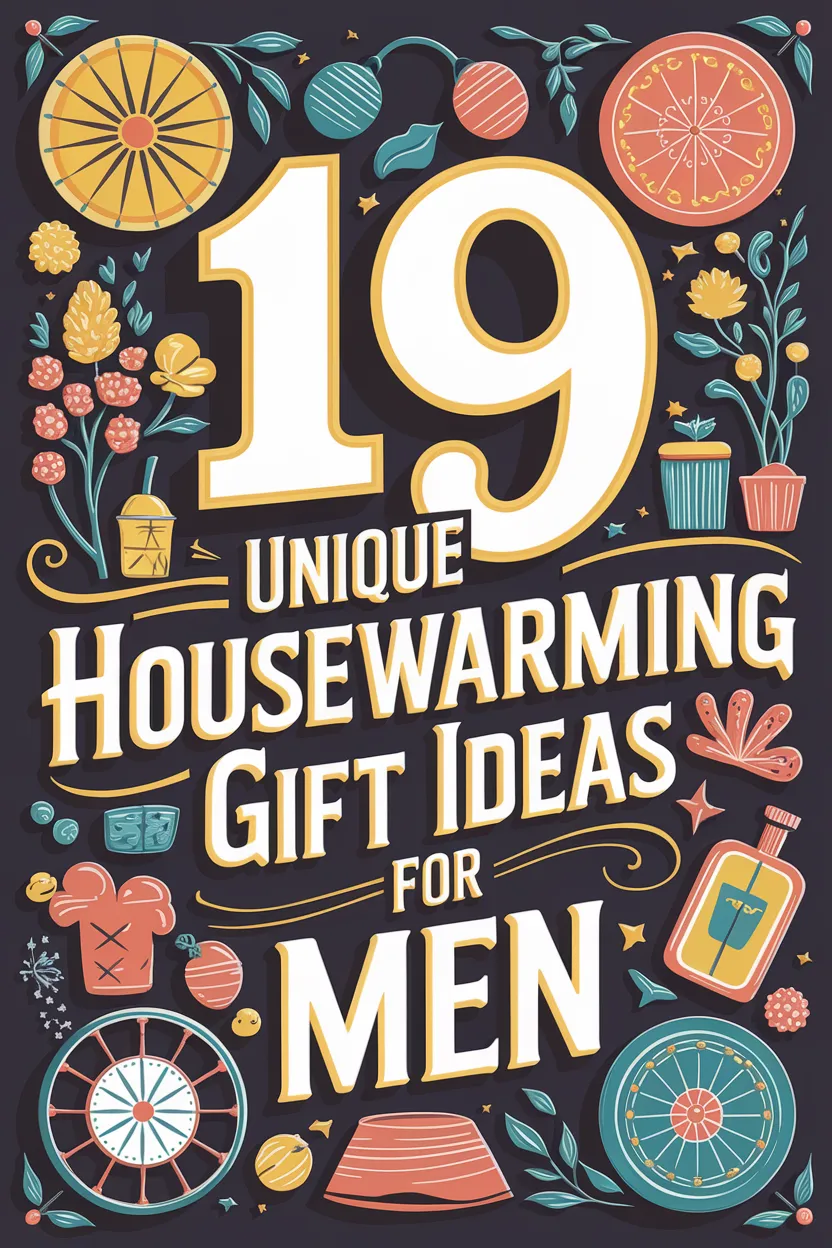 19 Unique Housewarming Gift Ideas For Men That Are Useful And Personal