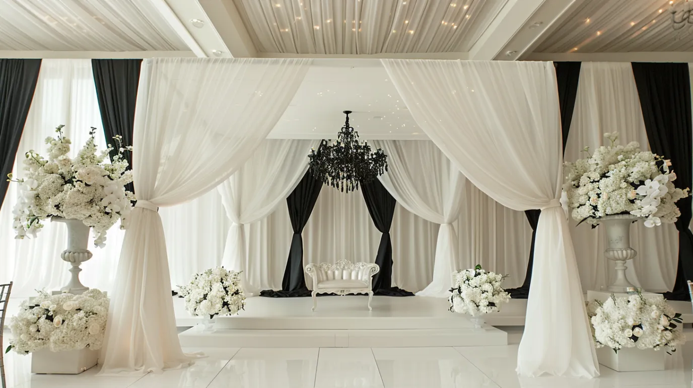 25+ Elegant Black And White Wedding Decor Ideas For A Sophisticated Vibe