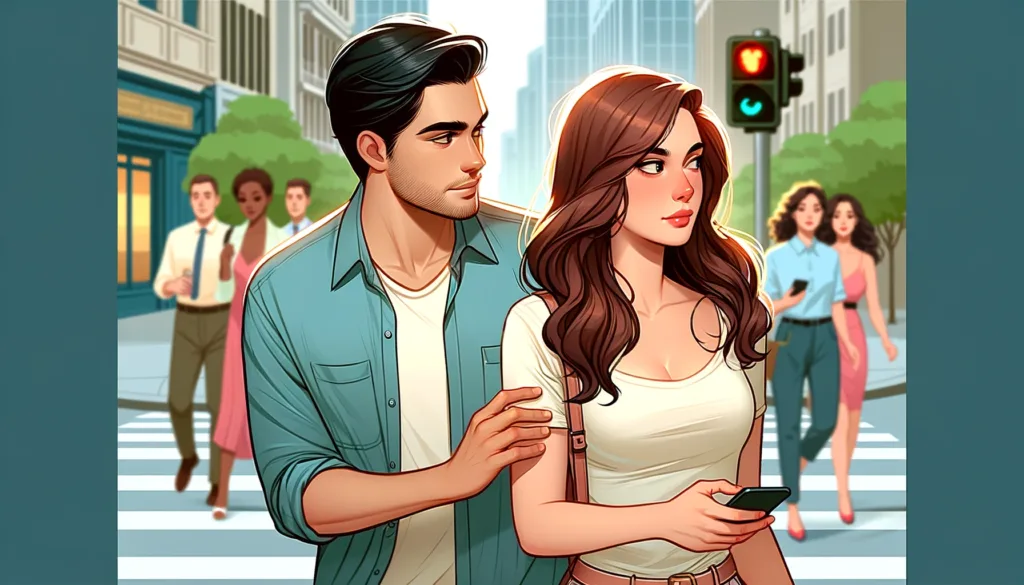 signs a guy is hiding his feelings for you - he is protective over you