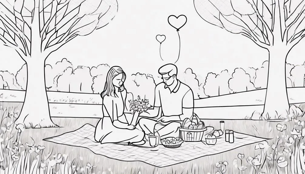 outdoor picnic with friends