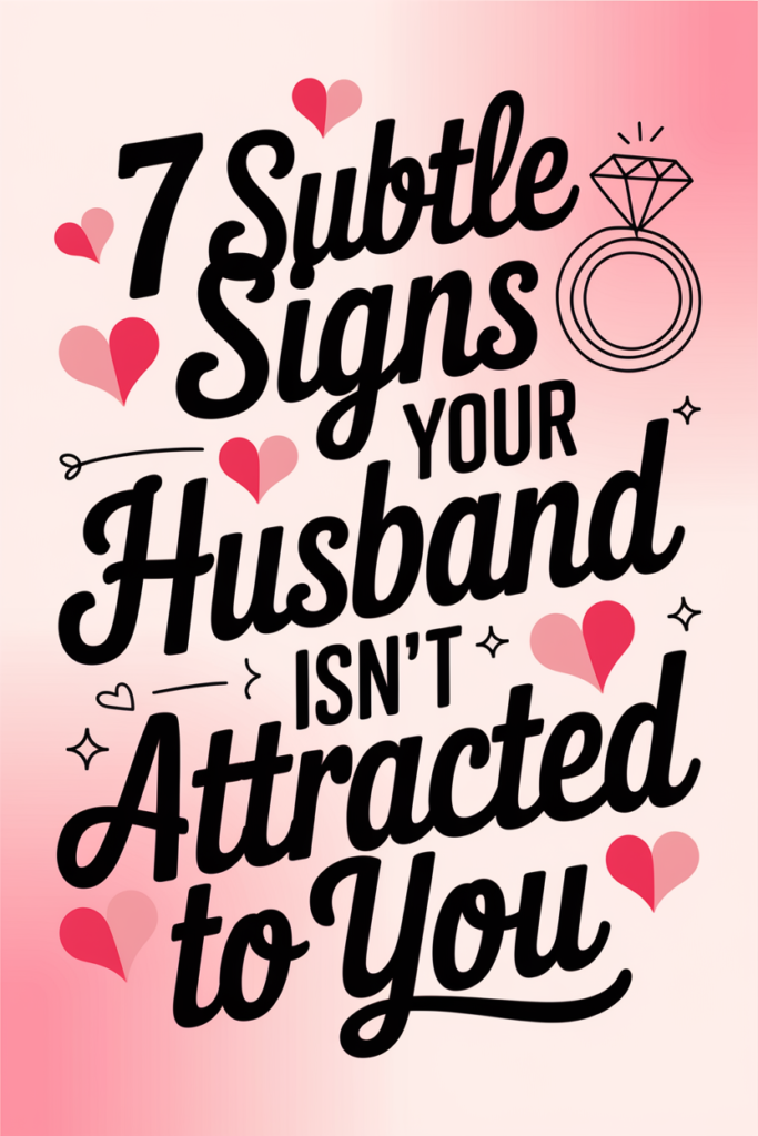 7 Subtle Signs Your Husband Isn't Attracted to You