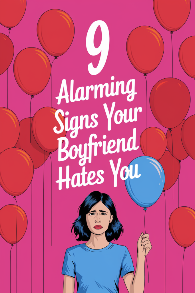 9 Alarming Signs Your Boyfriend Hates You