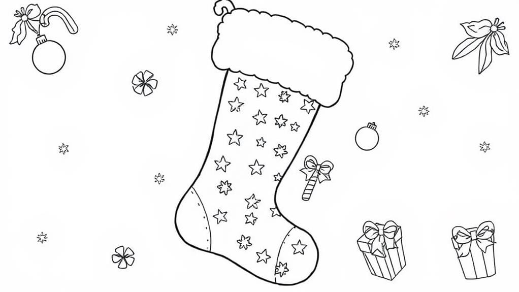festive holiday coloring activity