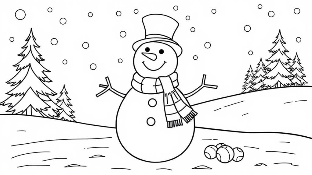 winter themed art activity