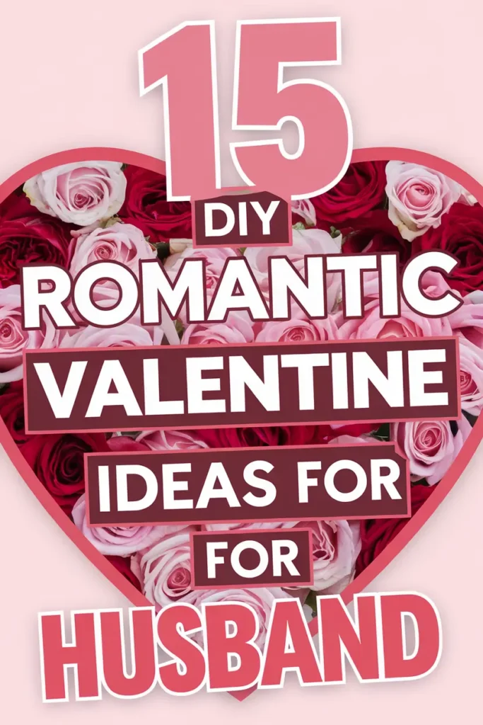15 DIY Romantic Valentine Ideas for Husband