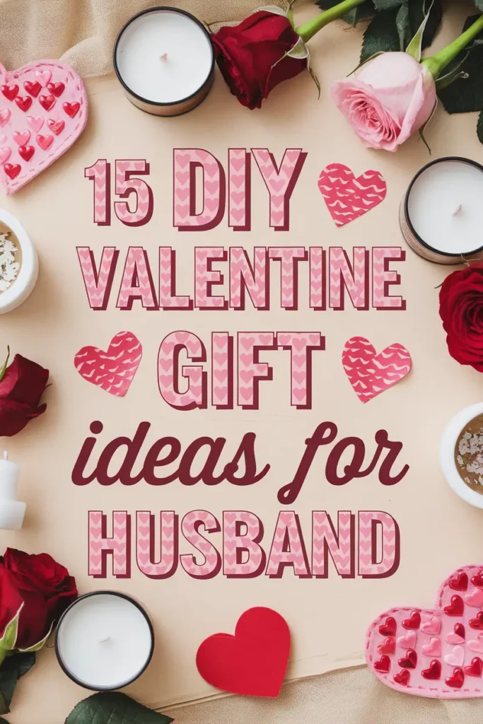 15 DIY Valentine Gift Ideas for Husband