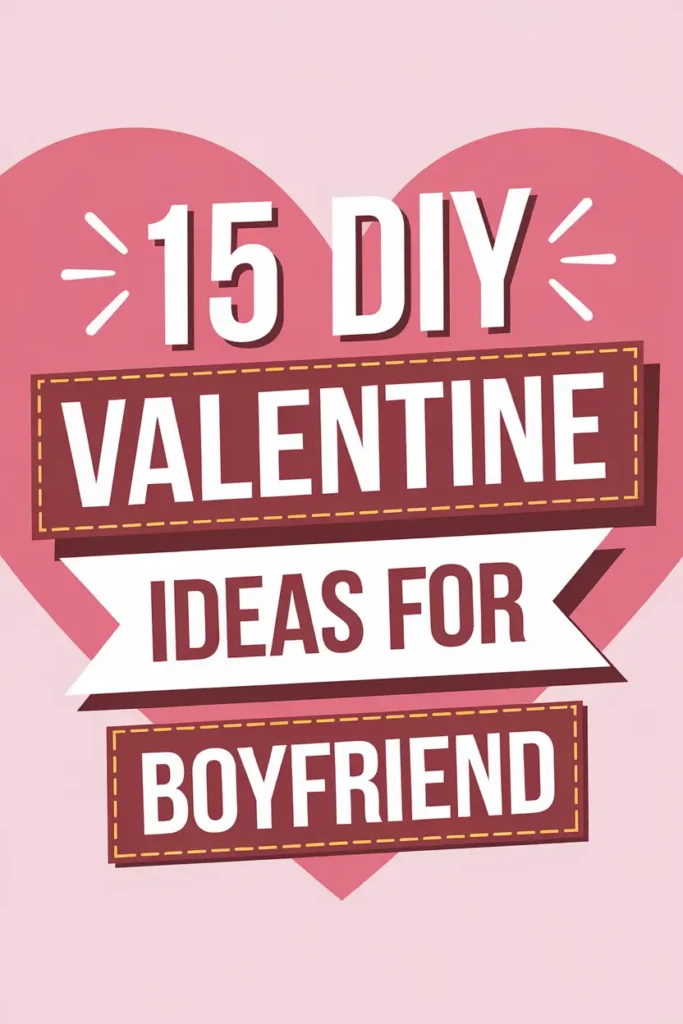15 DIY Valentine Ideas for Boyfriend