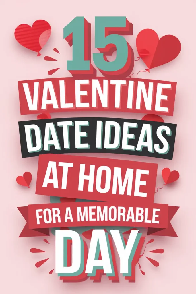 15 Valentine Date Ideas at Home for a Memorable Day