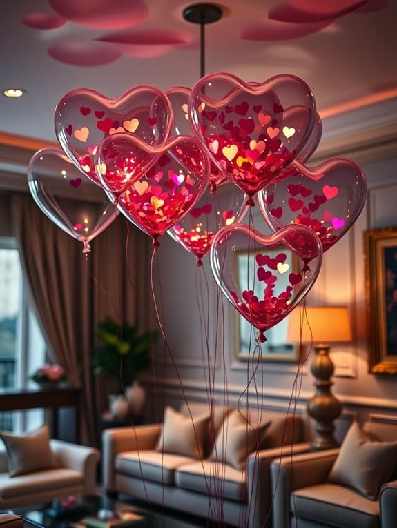 celebratory love themed decorations