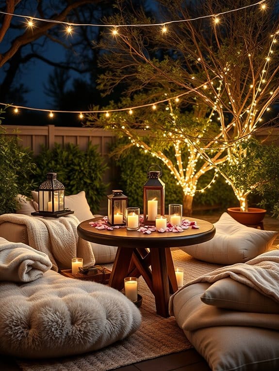 cozy al fresco arrangement