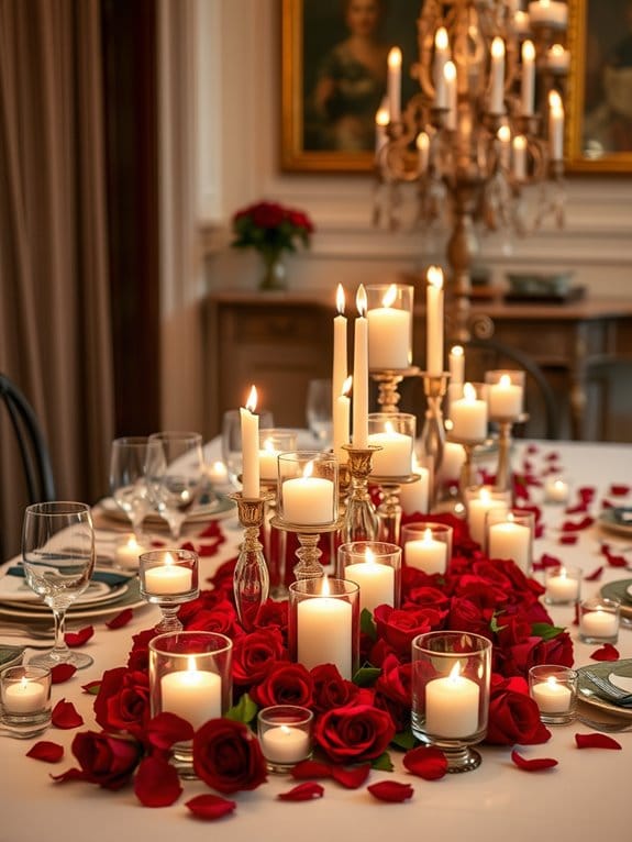 elegant candlelit table decor
