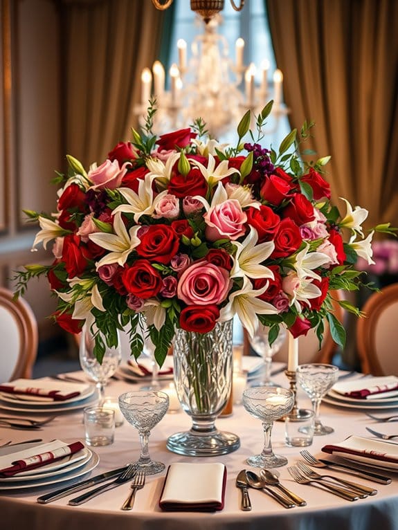 elegant flower arrangements display