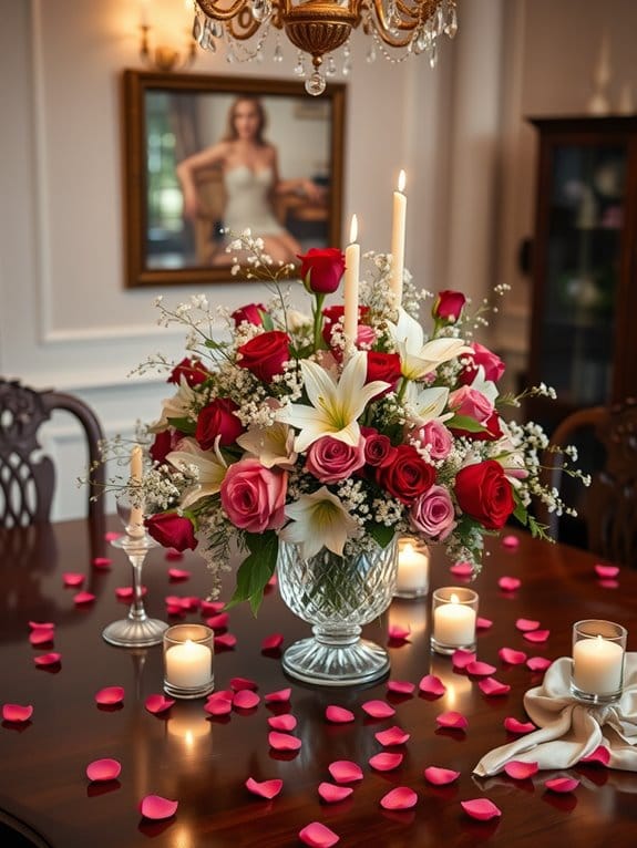 elegant flower arrangements display
