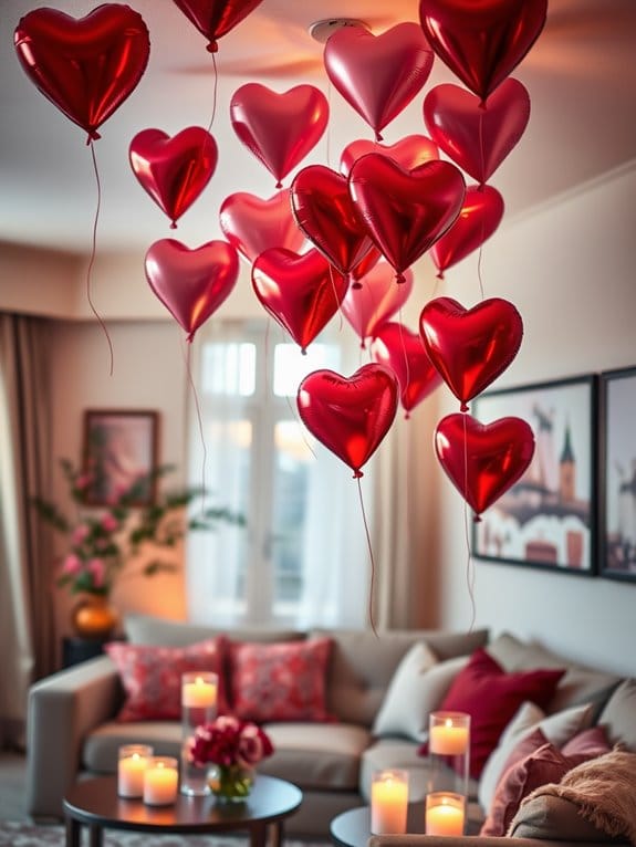 love themed festive decorations