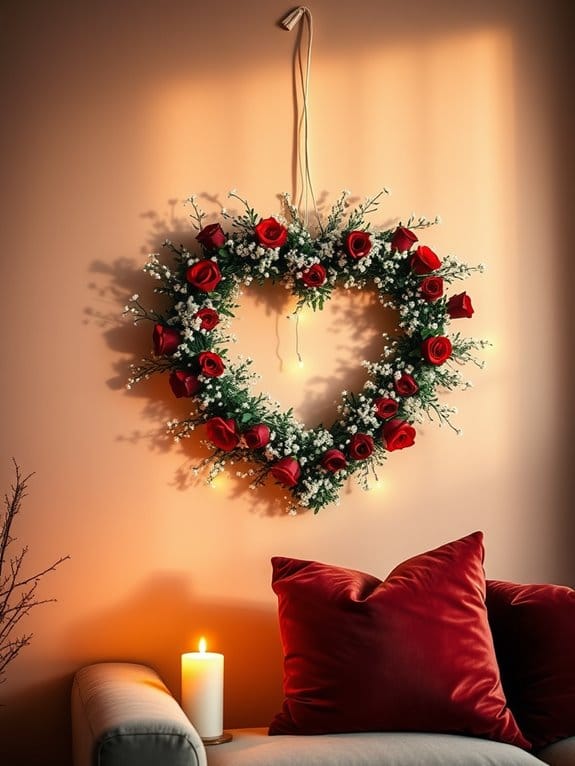 romantic decorative floral arrangements