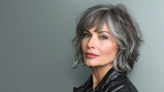 25+ Shaggy Bob hairstyles For Women Over 50