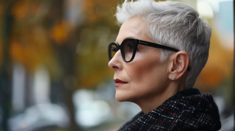 19+ Flattering Hairstyles for Women Over 70 With Glasses That Highlight Your Features