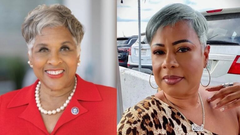 Two women showcasing stylish short gray pixie cuts — one with soft, voluminous waves and the other with a sleek, close-cropped style with defined edges.