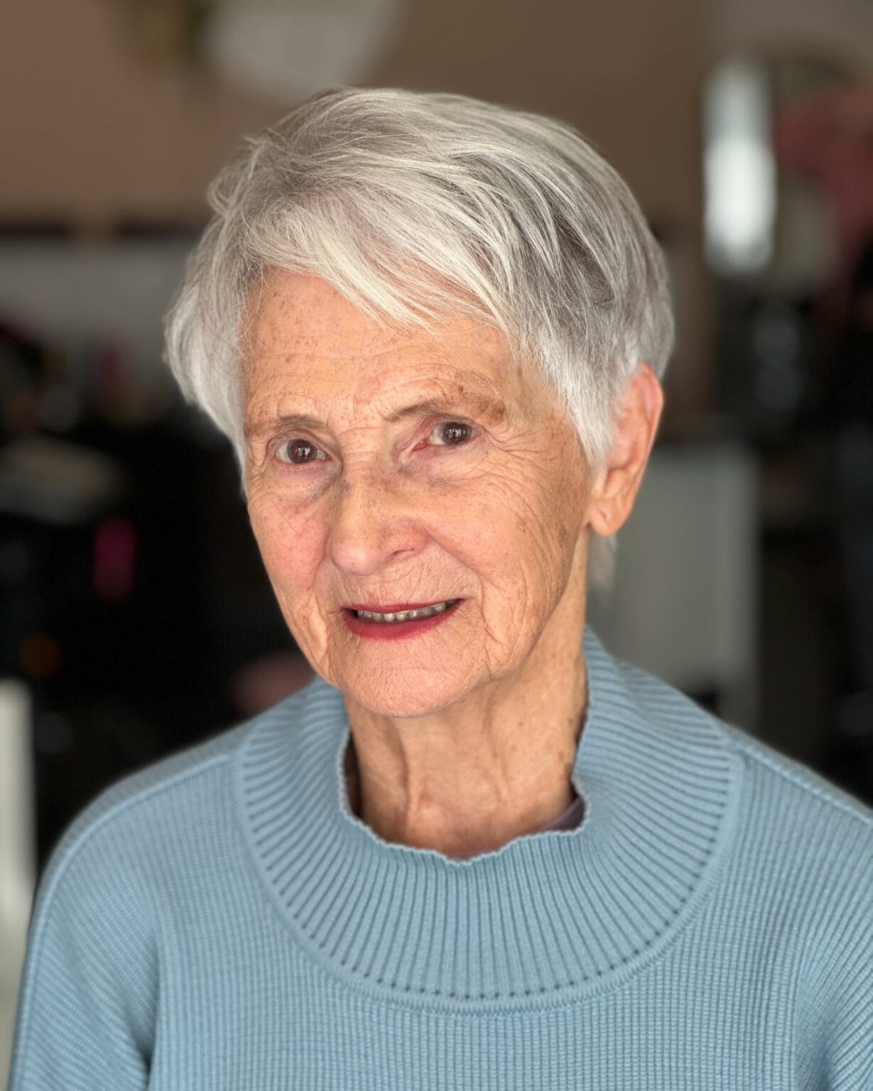 A Softer Approach To Hairstyles For Women Over 70 With Frizzy Hair