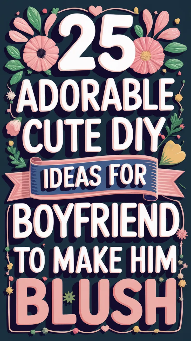 25 Adorable Cute Diy Gift Ideas For Boyfriend To Make Him Blush