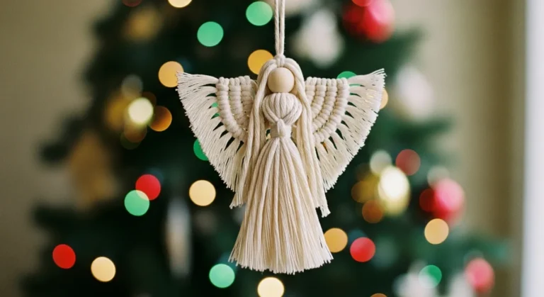 18 Macrame Christmas Ornament Ideas for Effortless Boho Charm