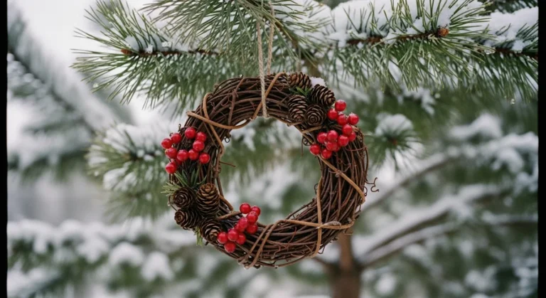 19 Rustic Christmas Ornament Ideas That Bring Warmth and Charm