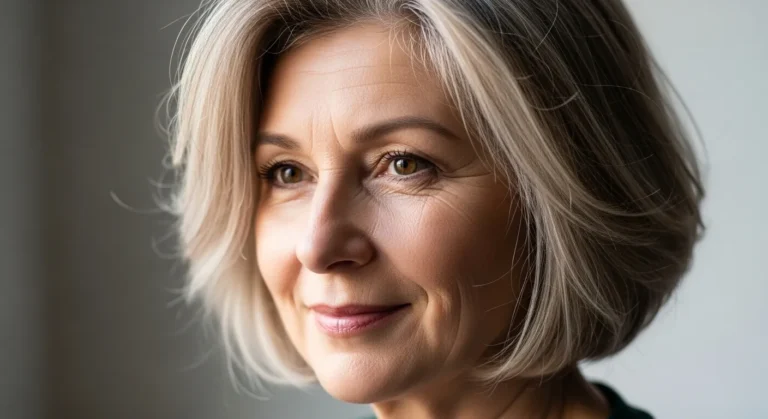 24 Graceful Short Bob Hairstyles Over 60 With Gentle Texture