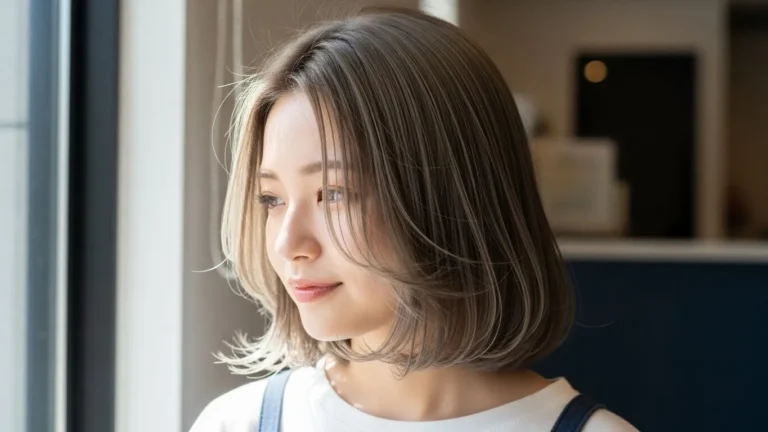 20 Cool Layered Bob Hairstyles in Ash Blonde for Clean Vibes