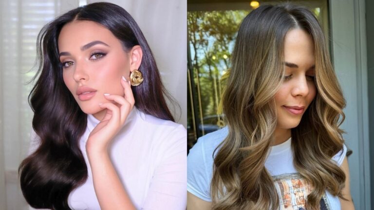 25 Natural Wavy Hairstyles for a Fresh Low Maintenance Look Long wavy hair with a smooth glossy brunette finish and soft blended balayage waves for a natural look.